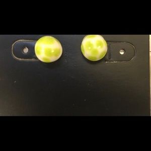 New handcrafted glass earrings